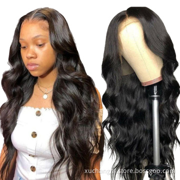 Brazilian raw unprocessed virgin hair Wigs Pre Plucked Hair Line with Baby Hair 13*4HD Lace Frontal wigs
